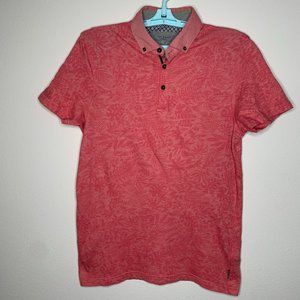 Ted Baker London Mens Polo Size 2 Salmon